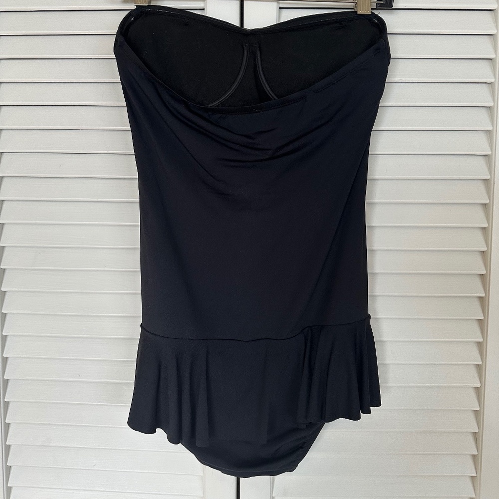 (NWOT)  WOMEN'S BLACK RALPH LAUREN ONE PIECE BATHING SUIT, SIZE 10